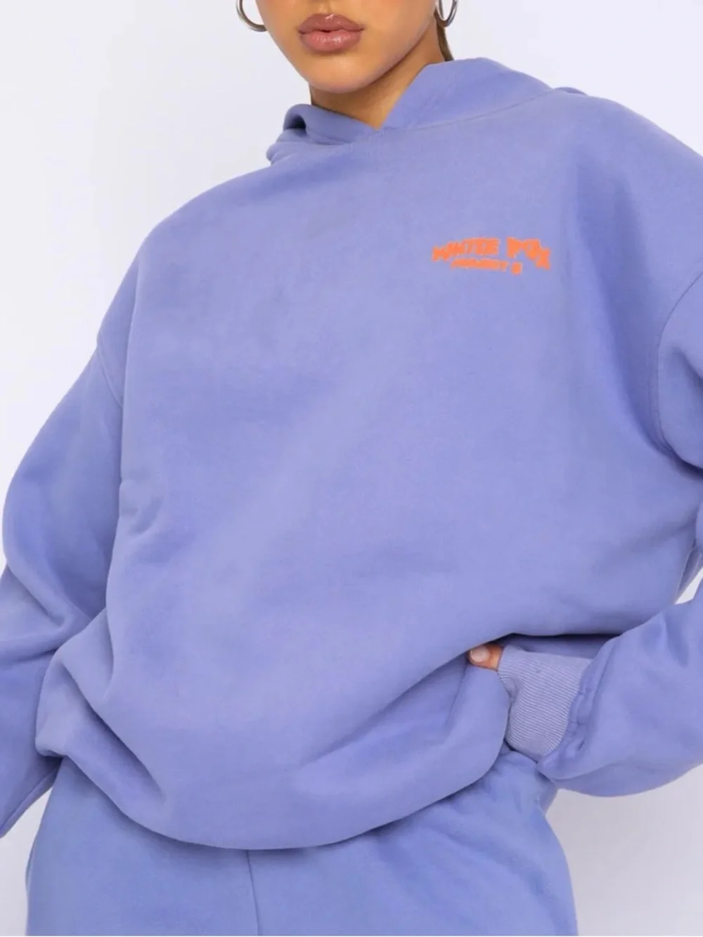 White Fox Puffy Logo Hoodie - Picture 2 of 6